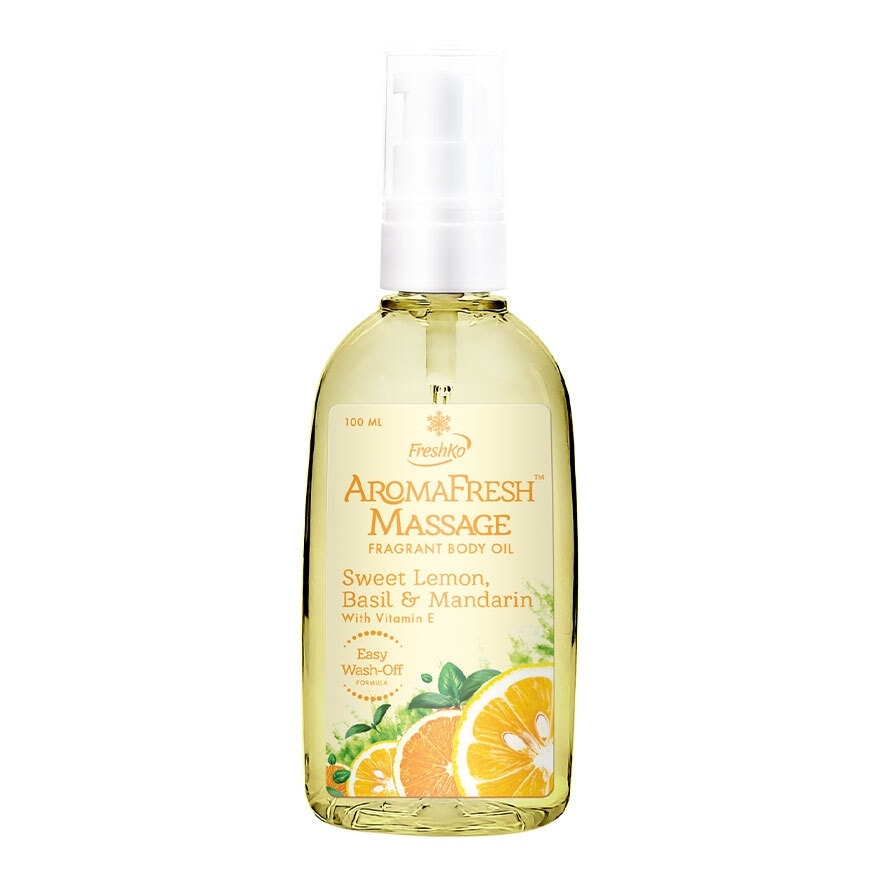 FRESHKO AROMAFRESH MASSAGE Sweet Lemon, Basil & Mandarin 100ml