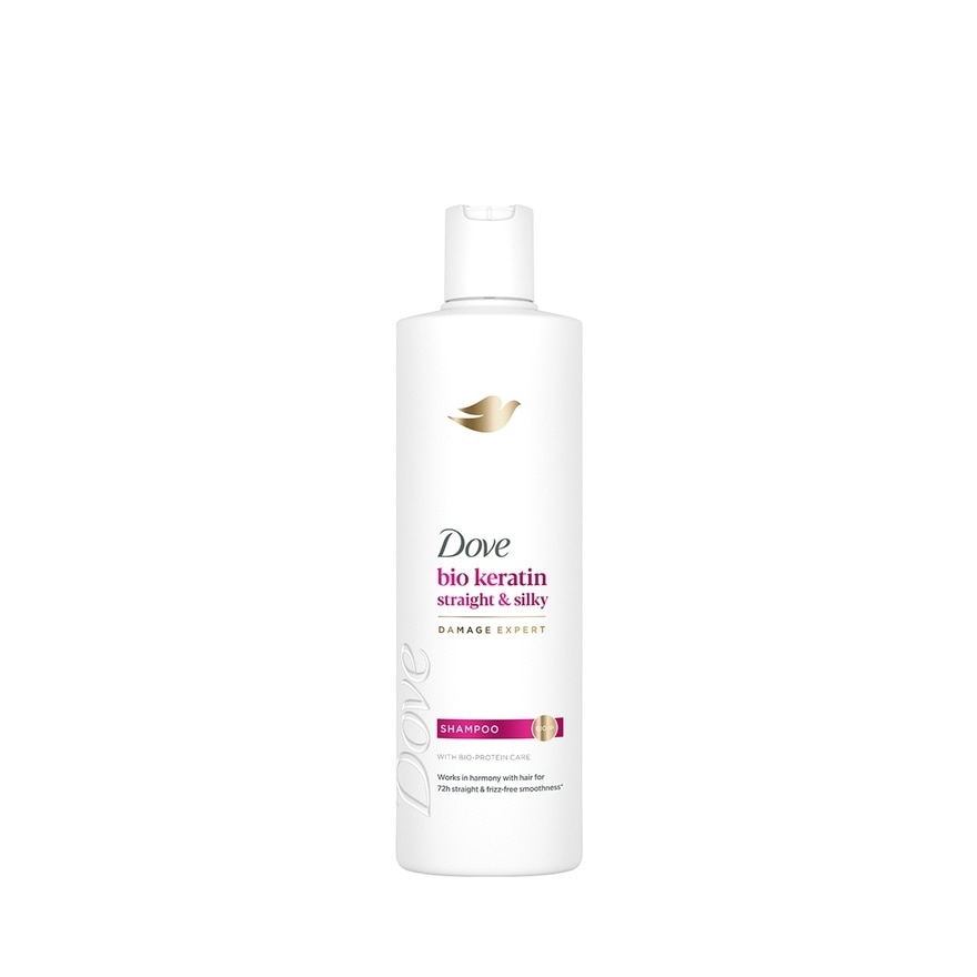 DOVE Bio-Keratin Straight and Silky Shampoo 340mL