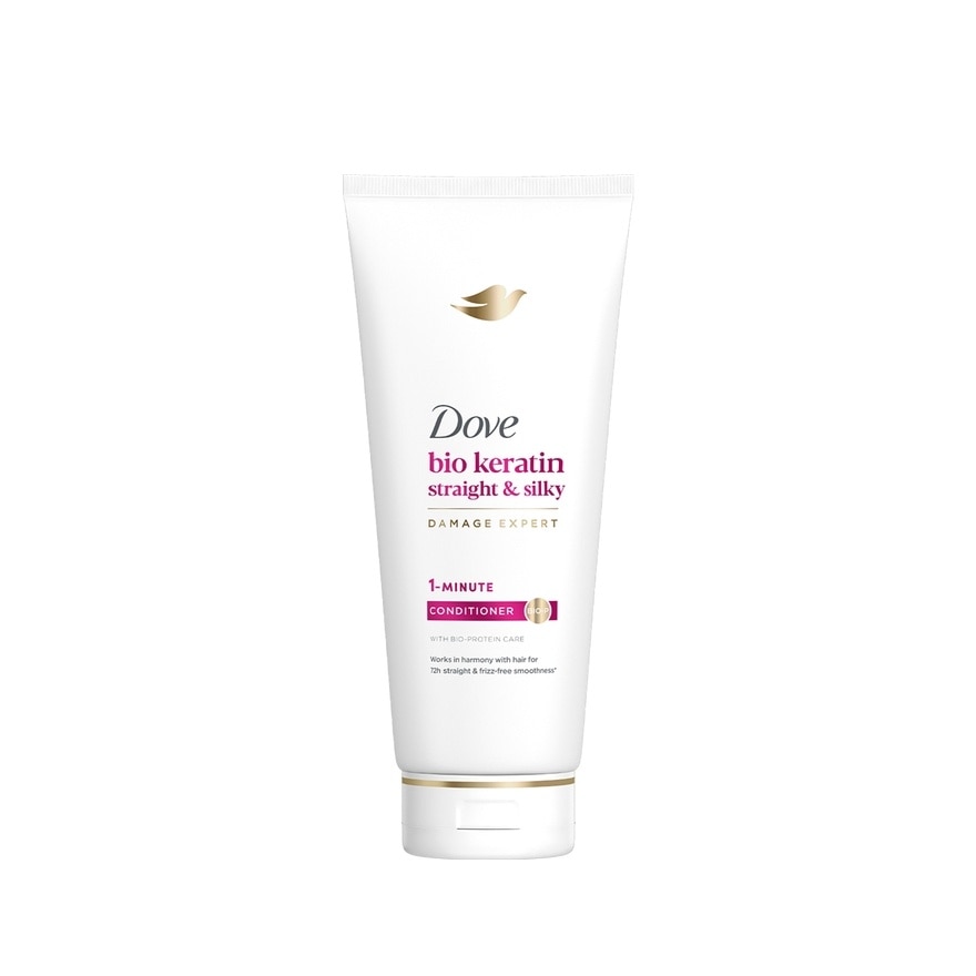DOVE Bio-Keratin Straight and Silky 1 Minute Conditioner 300mL