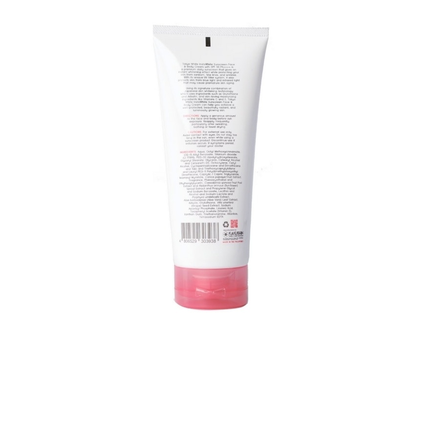 Instawhite Sunscreen Face and Body Cream SPF 50 PA++++ 200ml
