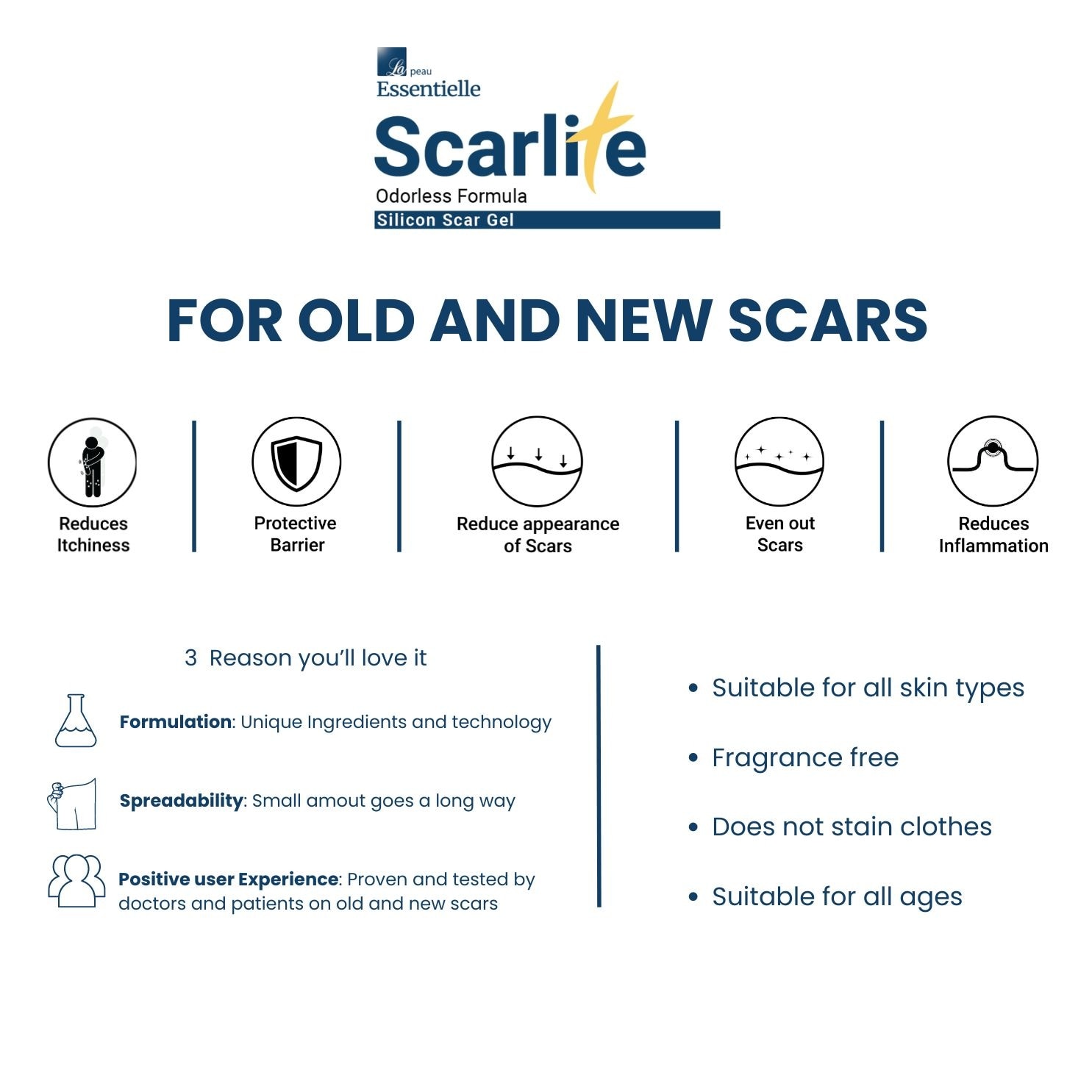 SCARLITE Silicon scar gel 15 grams