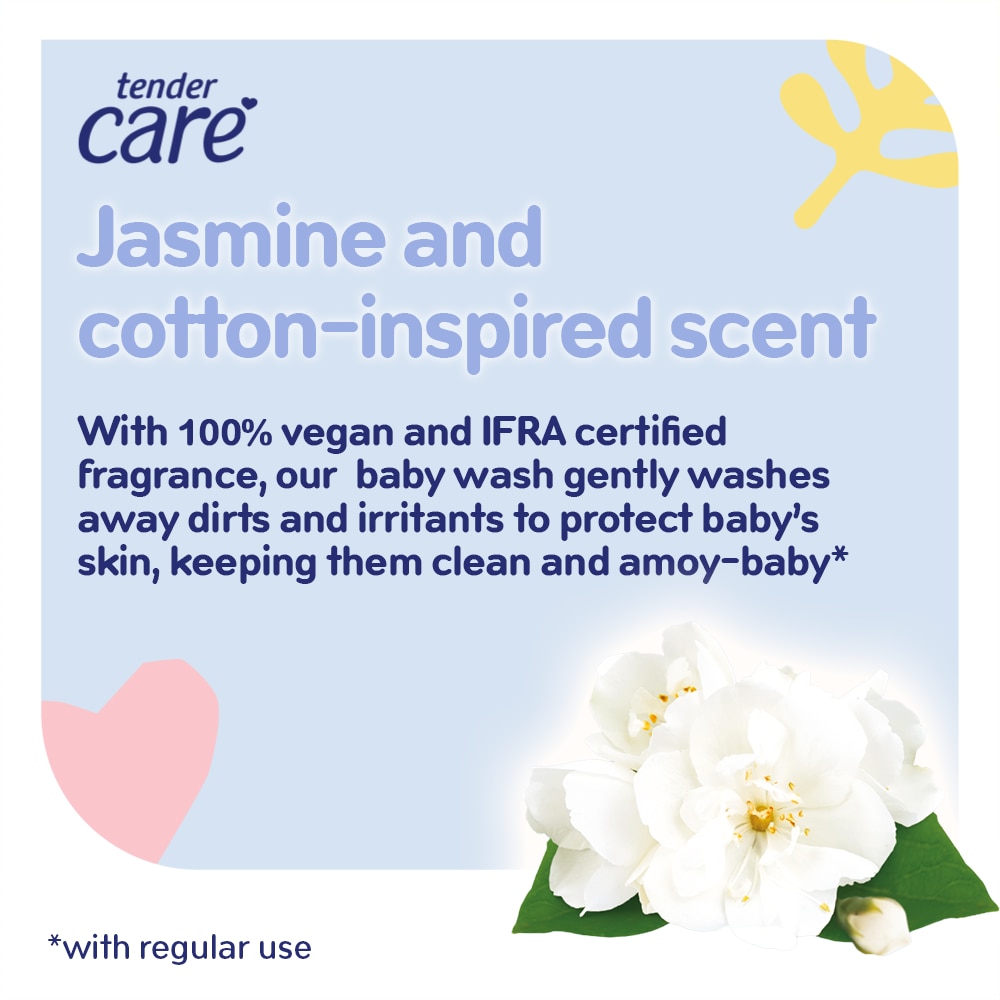 Tender Care Jasmine Cotton Baby Wash 200mL