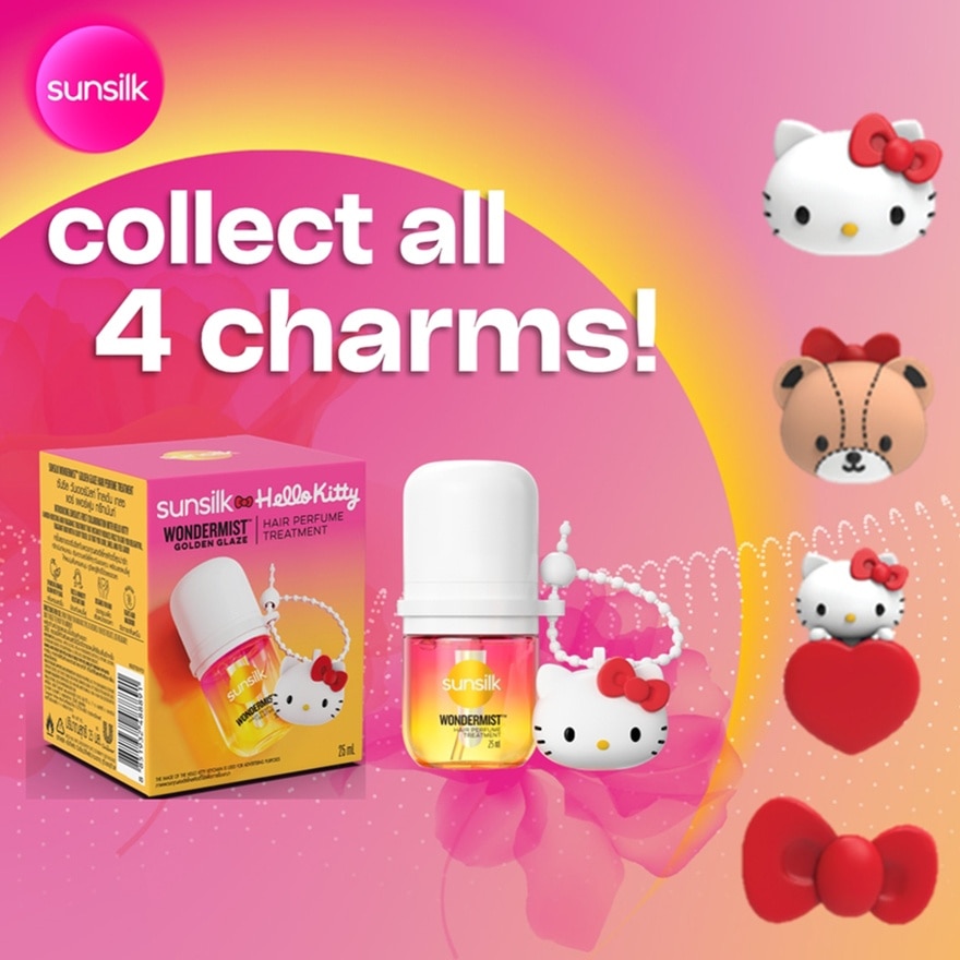 SUNSILK Golden Glaze Wondermist Yellow Hello Kitty Blindbox 25ml image