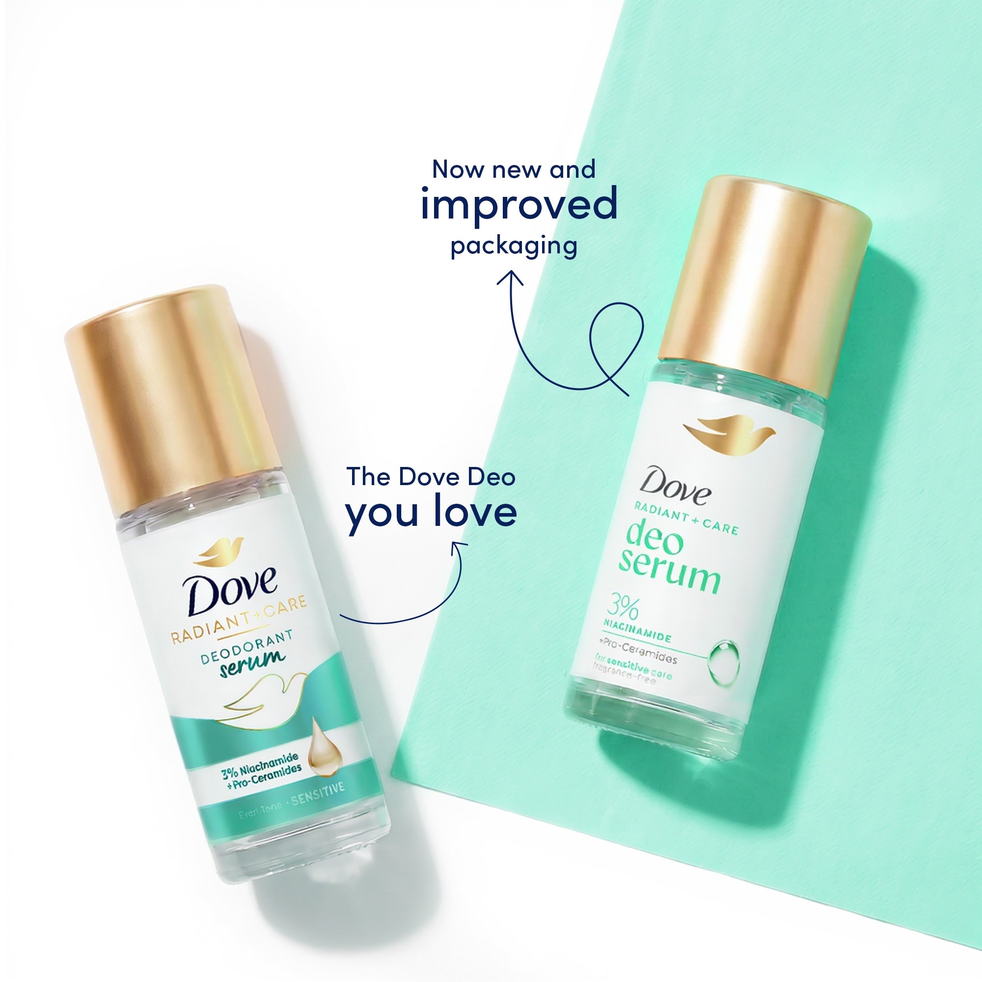 DOVE Deodorant + Care Serum Niacinamide + Ceramides Deodorant 45ml image