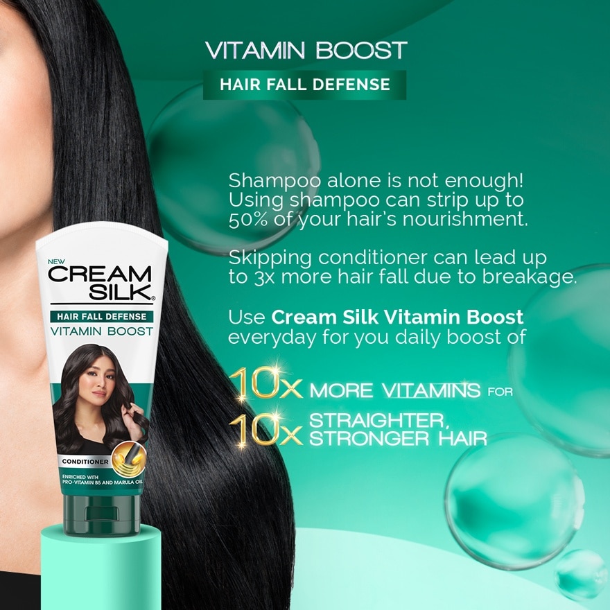 Cream Silk Ultimate Reborn Hairfall Defense Conditioner 350ml