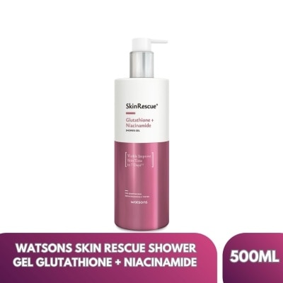 WATSONS - WATSONS Skin Rescue Shower Gel Glutathione + Niacinamide 500ml image