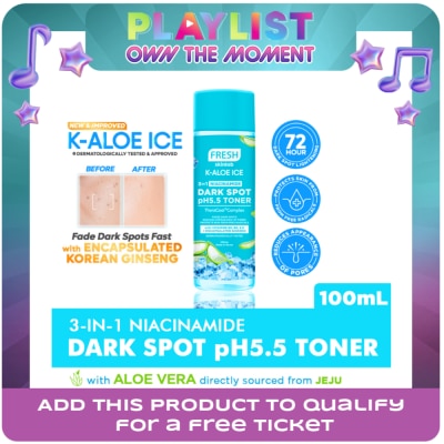 FRESH - FRESH Skinlab K-Aloe Ice 3 in 1 Niacinamide Dark Spot Ph 5.5 Toner 100ml