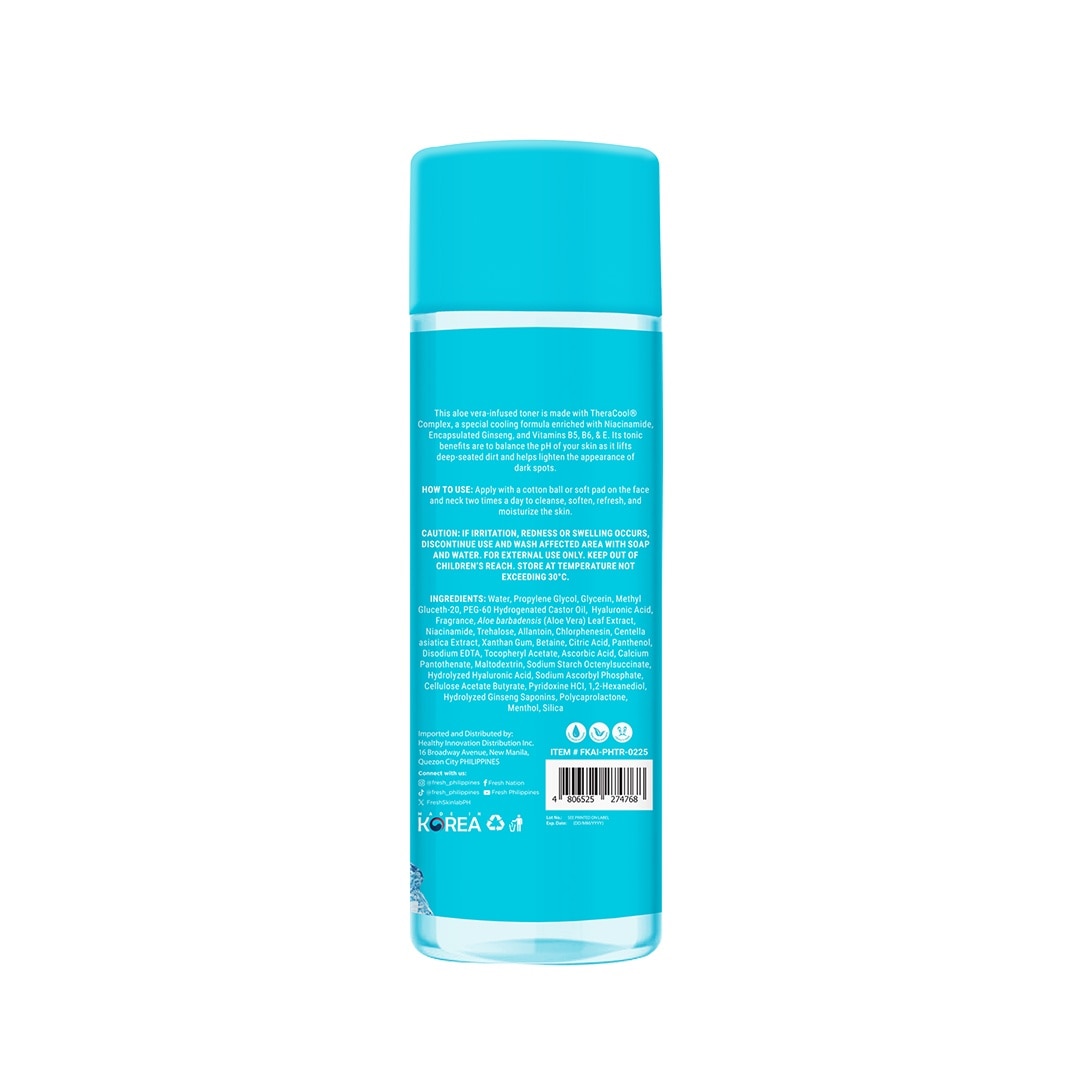 FRESH Skinlab K-Aloe Ice 3 in 1 Niacinamide Dark Spot Ph 5.5 Toner 100ml