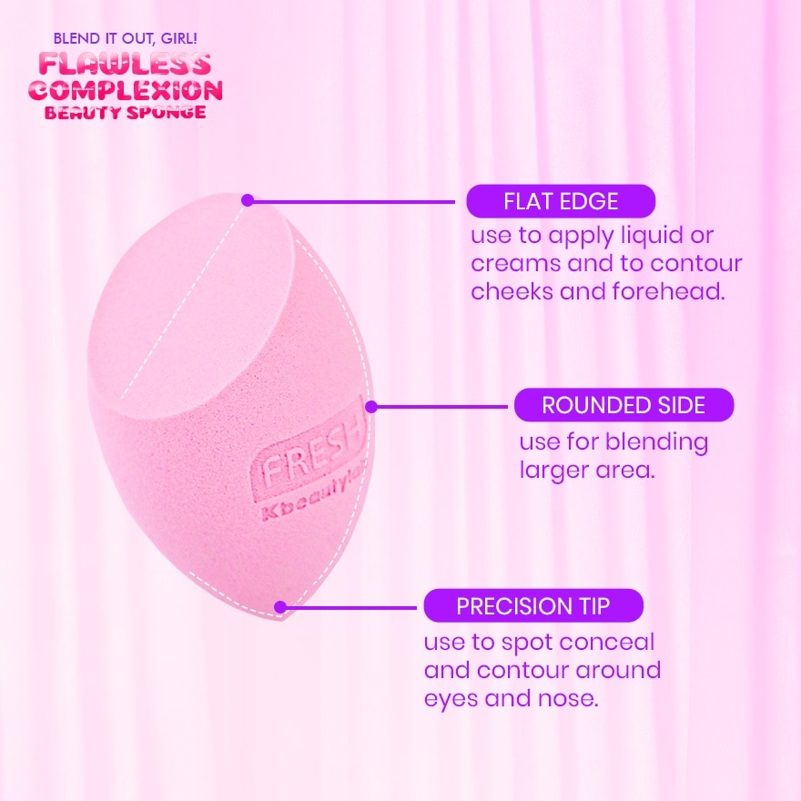 FRESH Kbeautylab Flawless Complexion Beauty Sponge