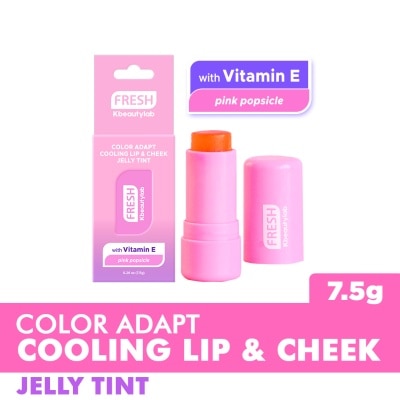 FRESH FRESH Kbeautylab Color Adapt Cooling Lip & Cheek Jelly Tint Pink Popsicle 7.5g