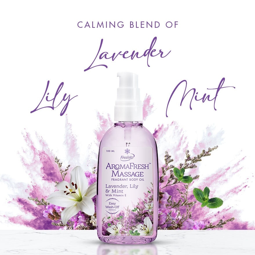 FRESHKO Aromafresh Massage Lavender, Lily & Mint 100ml