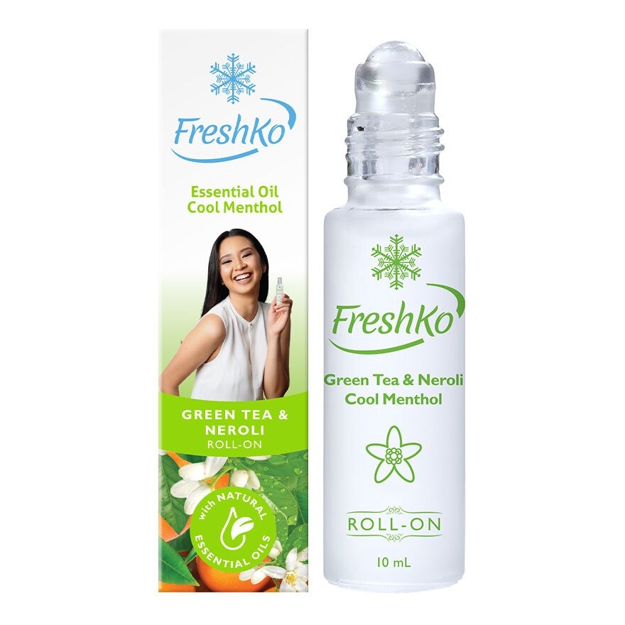 FRESHKO Aromatherapy Liniment Roll-on Green Tea & Neroli 10ml