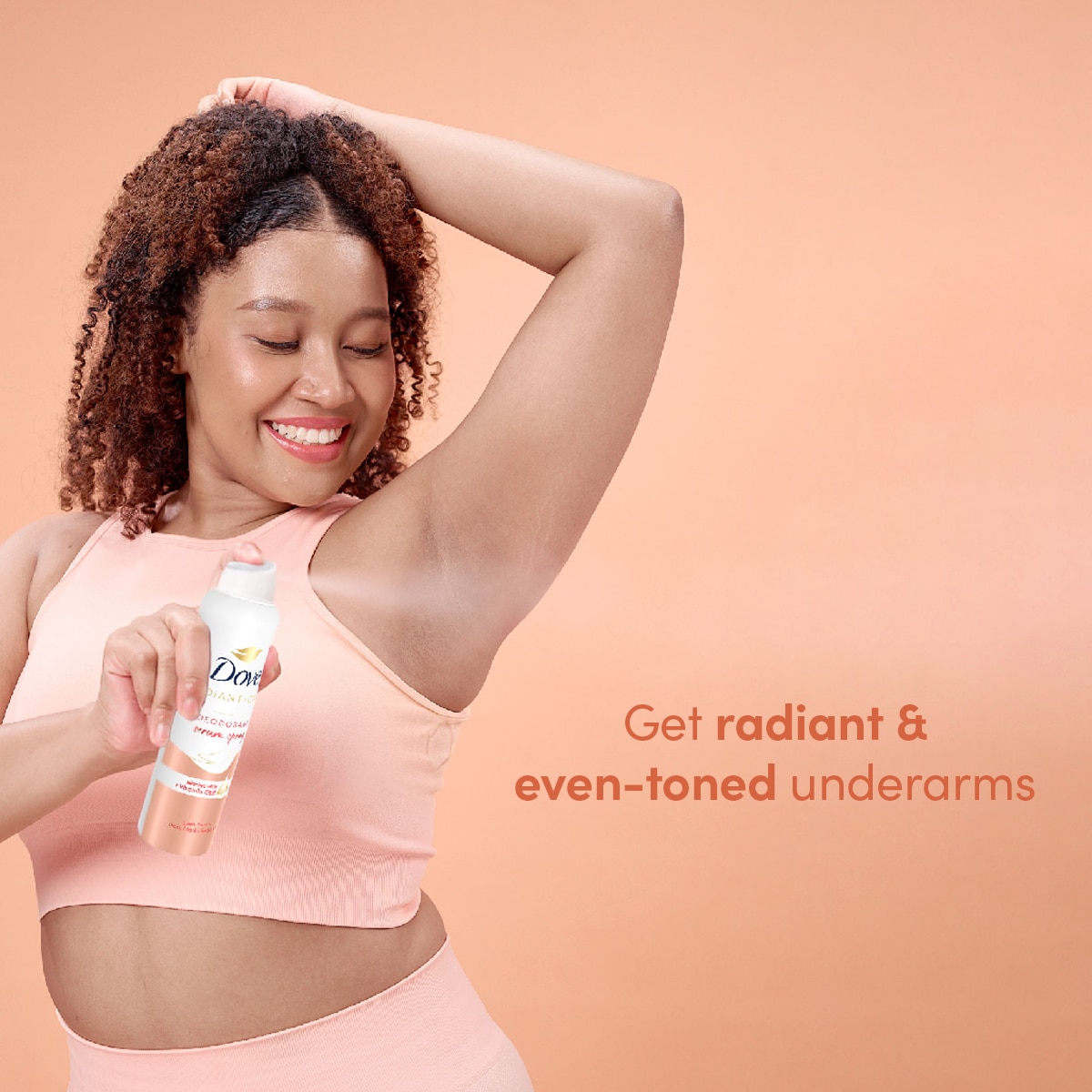 DOVE Radiant + Care Deodorant Serum Spray 135ml