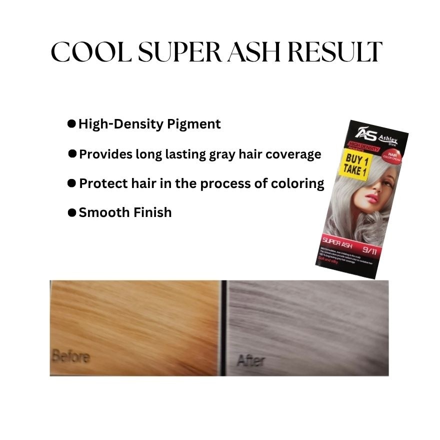 Hair Color Super Ash 9/11