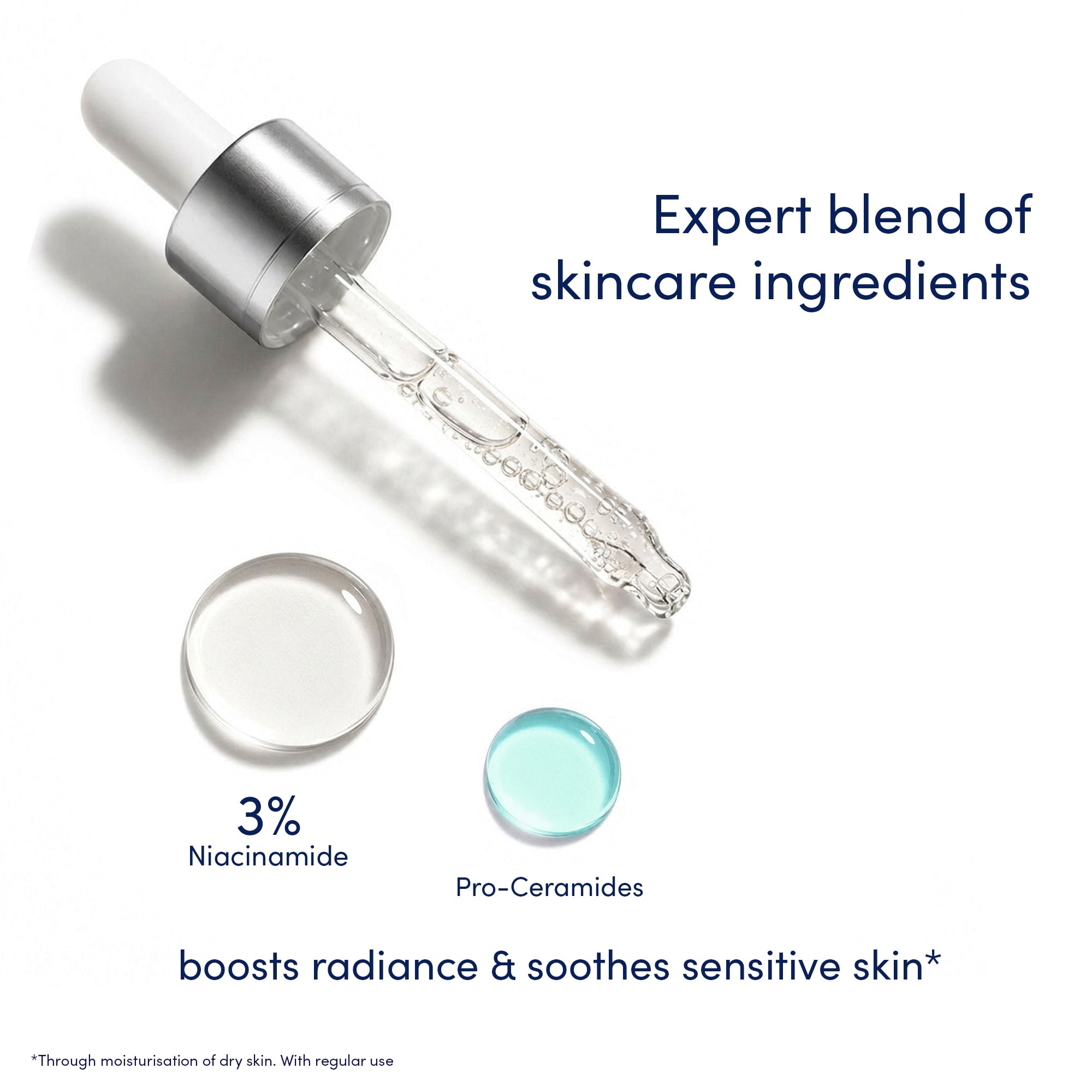 DOVE Radiant + Care Dry Serum Niacinamide + Ceramides Deodorant 40ml image