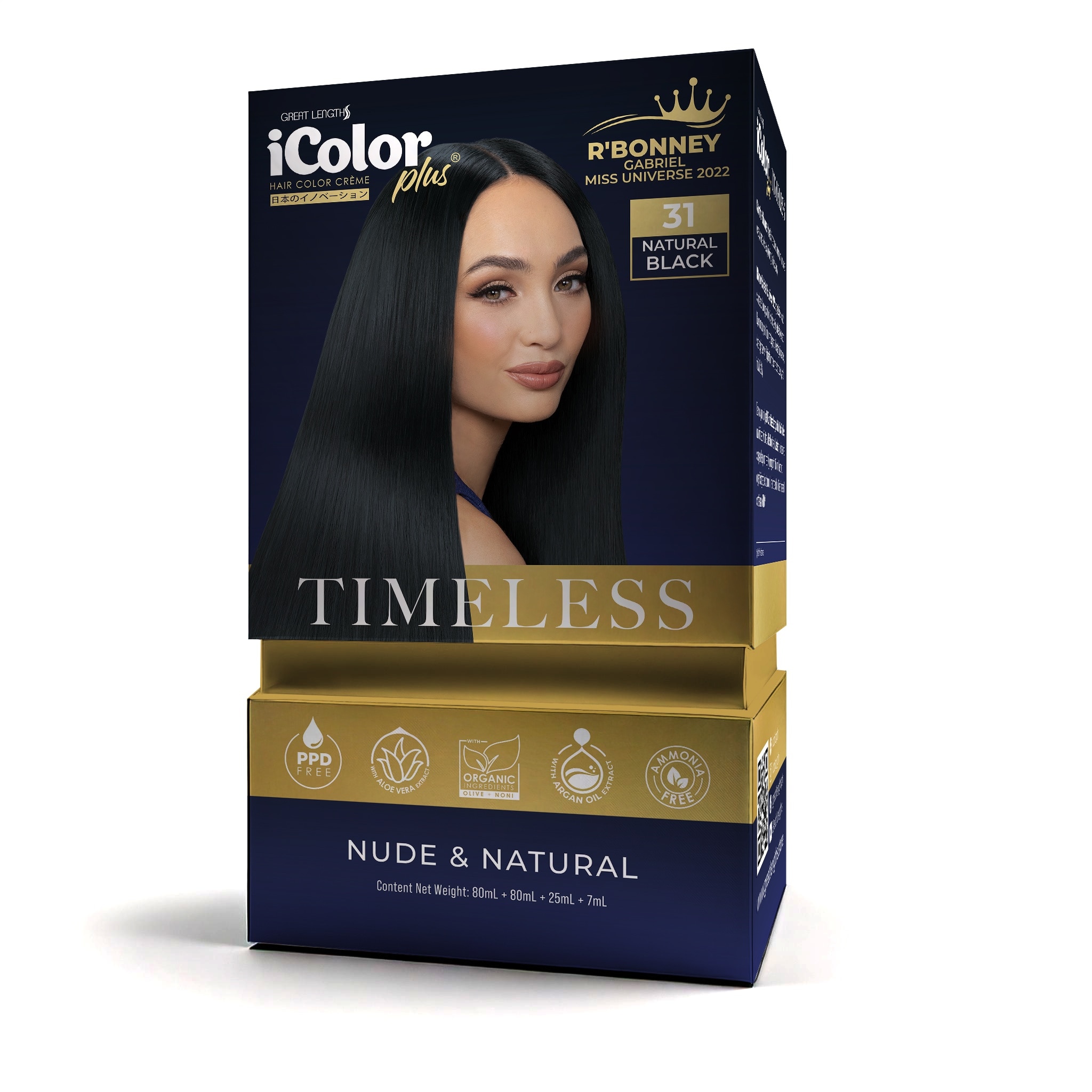 ICOLOR Plus Timeless Natural Black 192ml