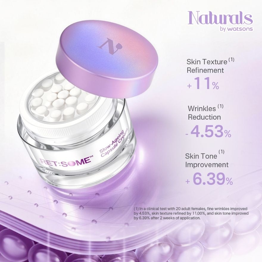 NATURALS RETSOME Slow Ageing Capsule Cream 50g image