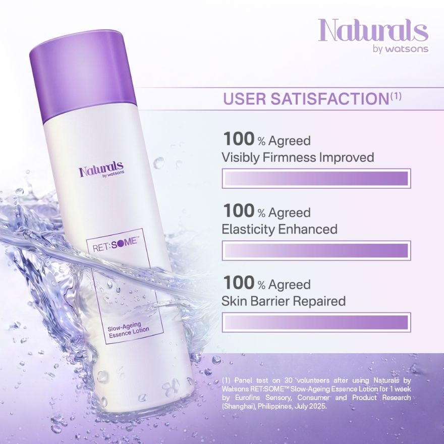 NATURALS BY WATSONS Retsome Slow Ageing Essence Lotion 150ml image