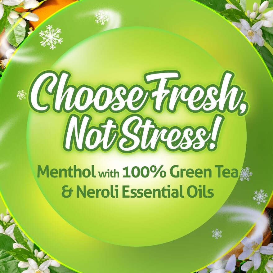 FRESHKO Aromatherapy Liniment Roll-on Green Tea & Neroli 10ml