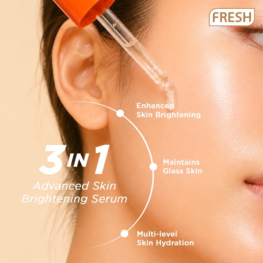 FRESH SKINLAB TOMATO Glass Skin 3 in 1 Vitamin C Brightening Serum 30 ml image