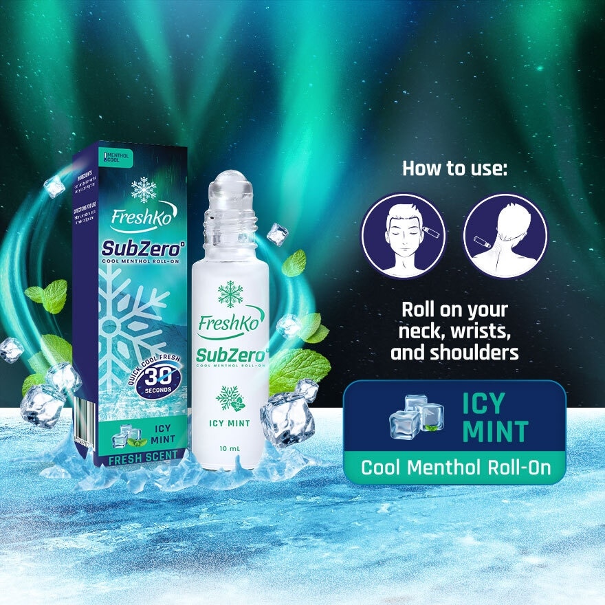 SubZero Icy Mint Cool Menthol Roll-On 10 ML