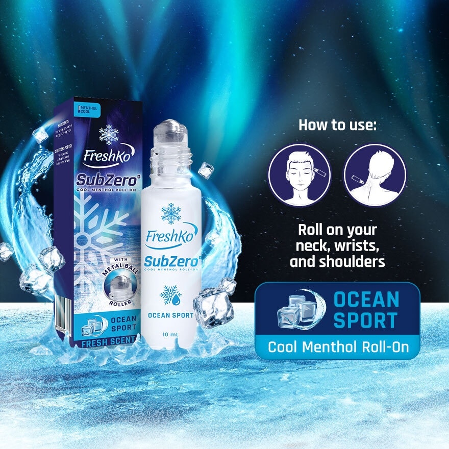 SubZero Ocean Sport Cool Menthol Roll-On 10 ML