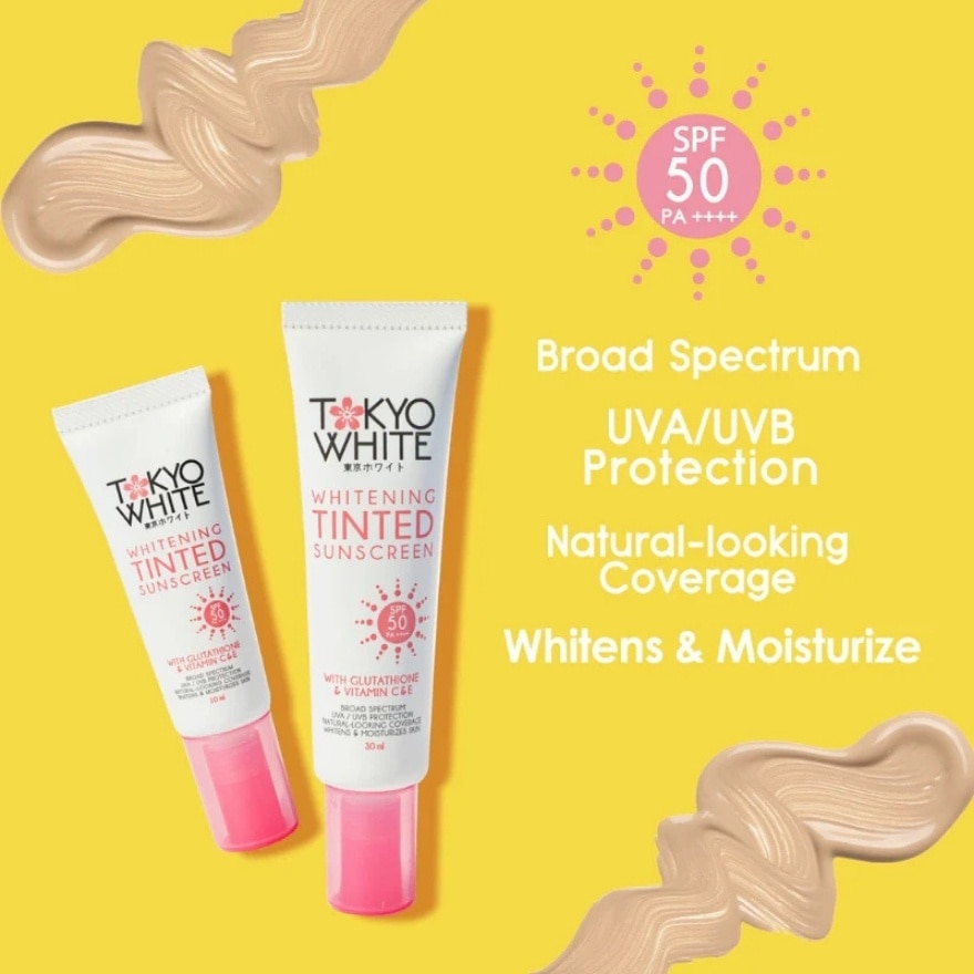 Whitening Tinted Sunscreen SPF 50 PA++++ 10ml