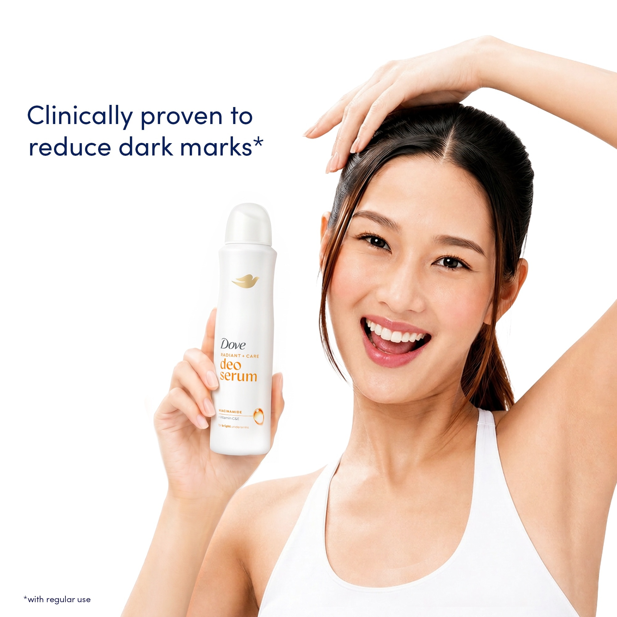 DOVE Radiant + Care Deodorant Serum Spray 135ml image