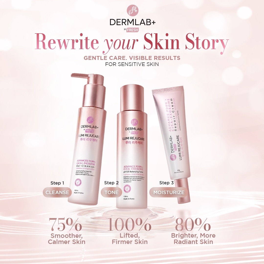 DERMLAB+ by Fresh Lumi Rejucare Gel Cleanser  Gentle Face Wash 100ml image