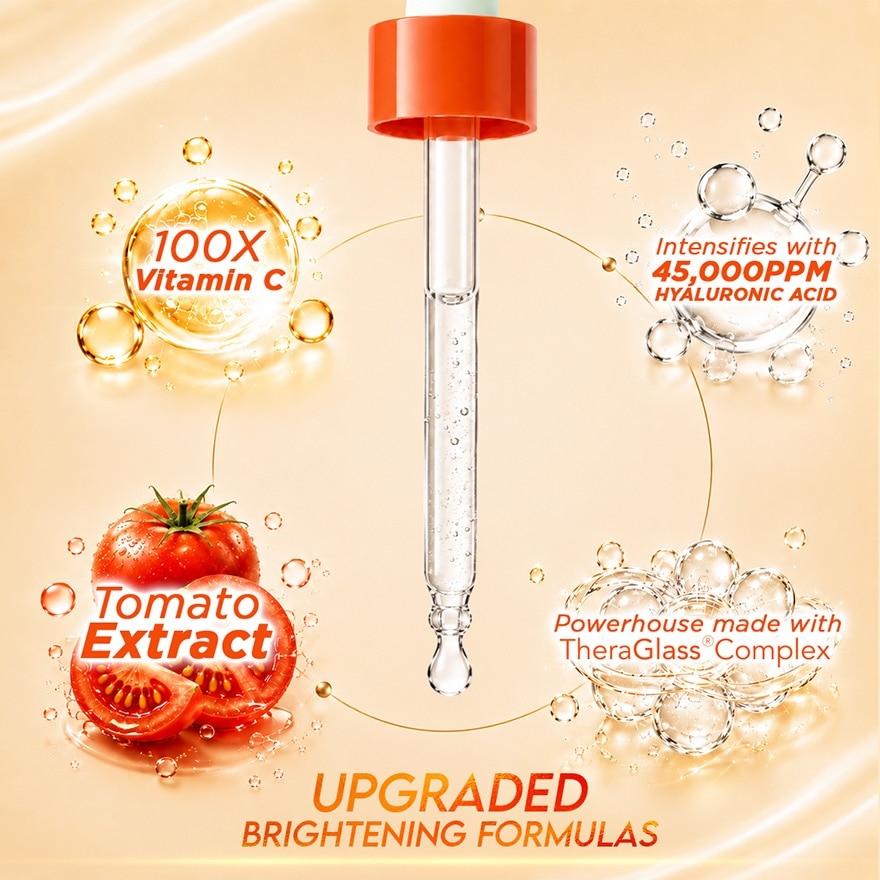 FRESH SKINLAB TOMATO Glass Skin 3 in 1 Vitamin C Brightening Serum 30 ml image