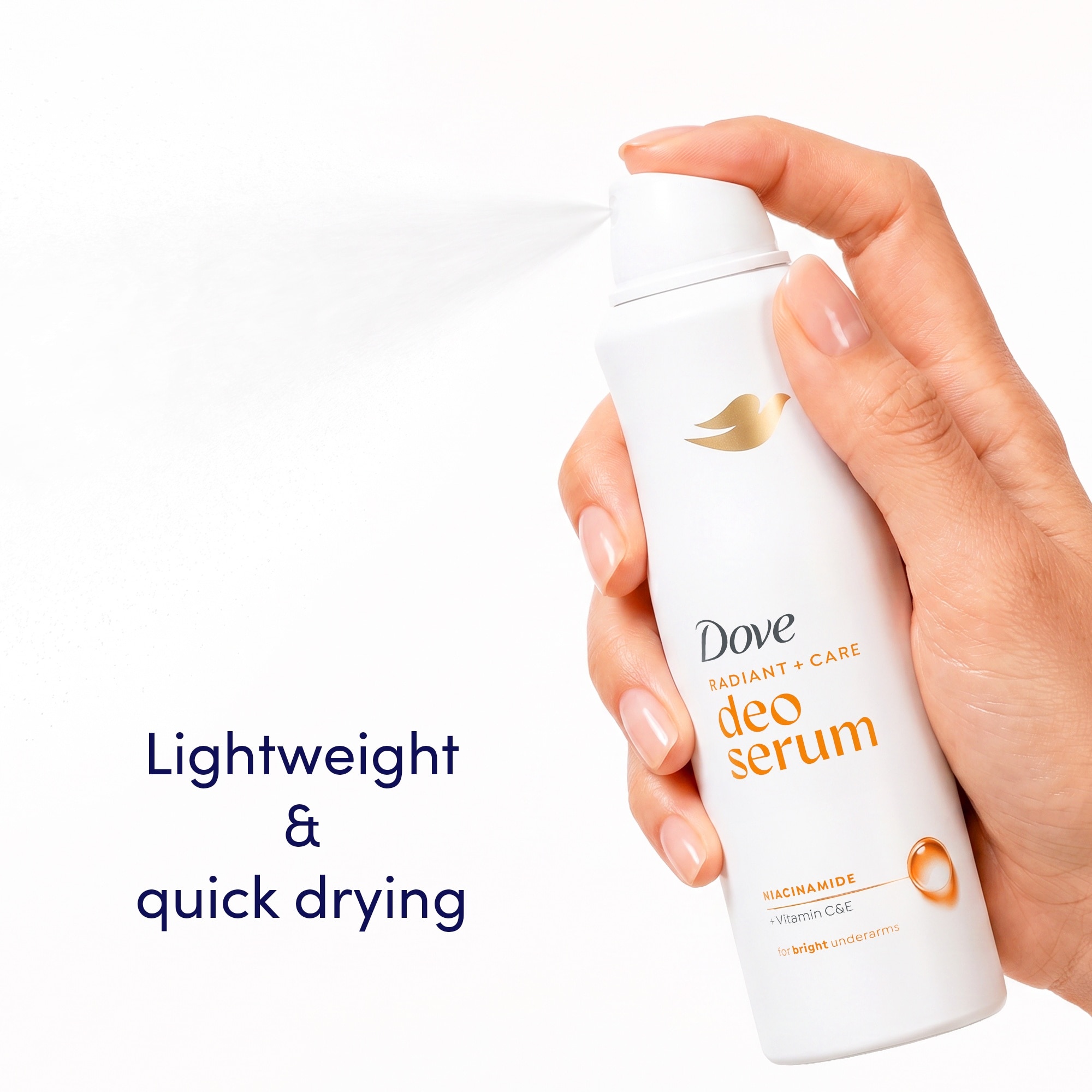 DOVE Radiant + Care Deodorant Serum Spray 135ml image