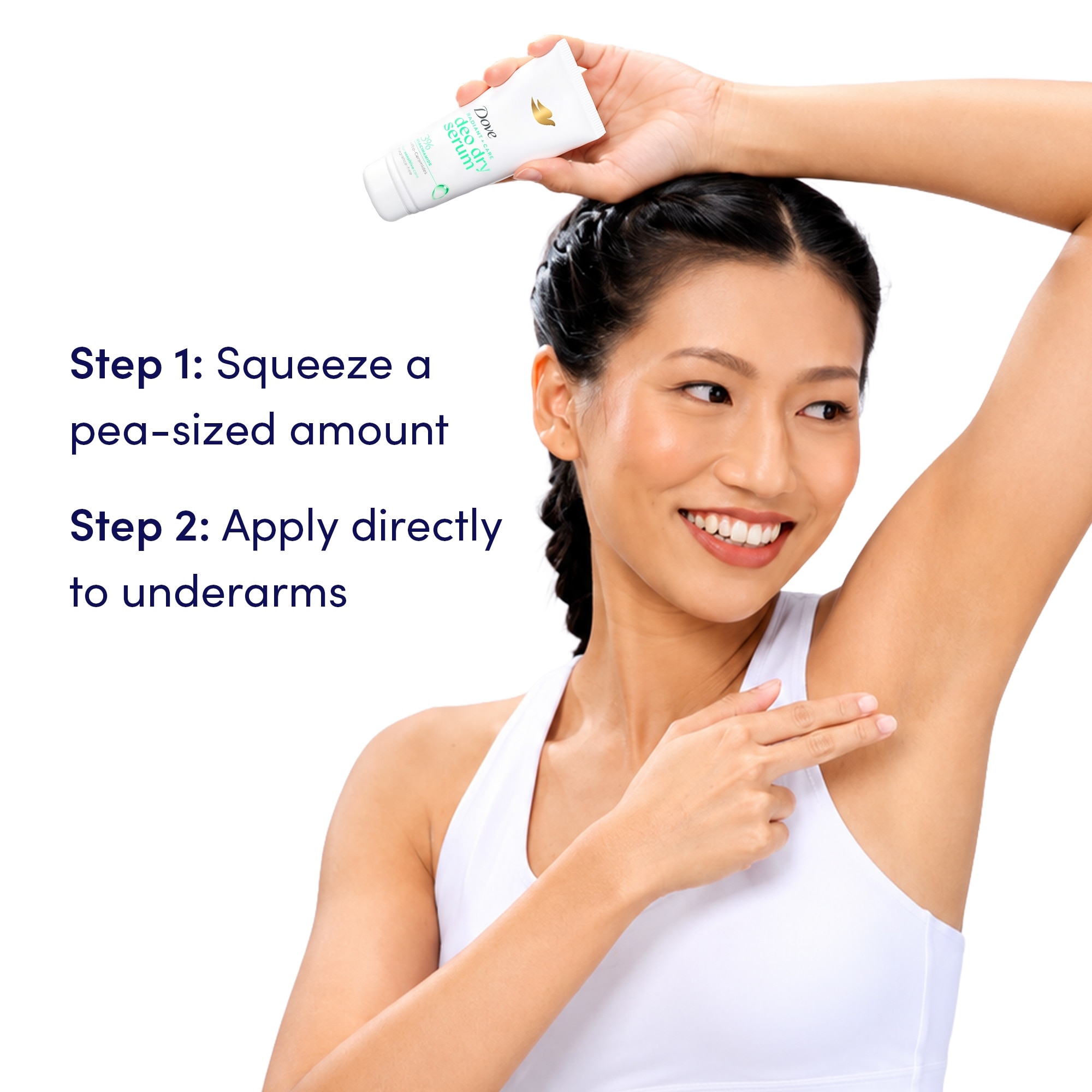 DOVE Radiant + Care Dry Serum Niacinamide + Ceramides Deodorant 40ml image