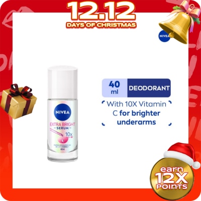 NIVEA NIVEA Deodorant Extra Brightening Anti-Perspirant Serum Roll-On 40ml