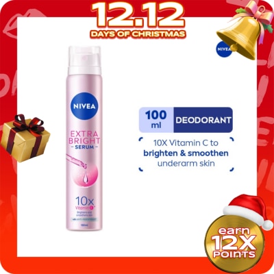 NIVEA NIVEA Deodorant Extra Brightening Anti-Perspirant Serum Spray 100ml