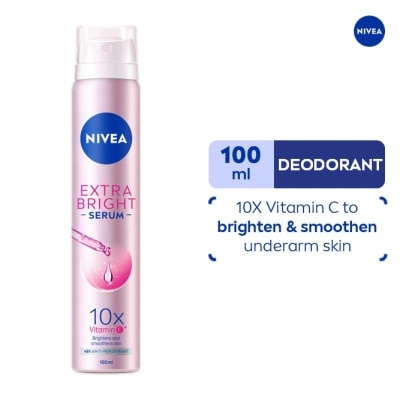 NIVEA NIVEA Deodorant Extra Brightening Anti-Perspirant Serum Spray 100ml