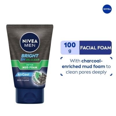 NIVEA NIVEA Men Bright Oil Clear Mud Foam 100g