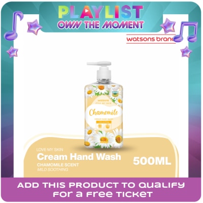 WATSONS - Mild Soothing Cream Hand Soap 500ml