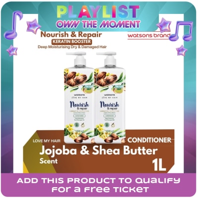 WATSONS - Nourish and Repair Jojoba and Shea Butter Conditioner 1L