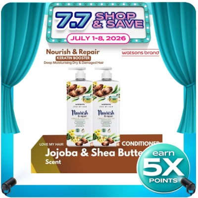 WATSONS - Nourish and Repair Jojoba and Shea Butter Conditioner 1L