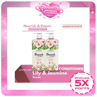 WATSONS - Scented Nourishing Lily and Jasmine Conditioner 1L