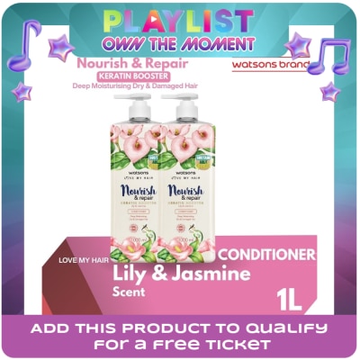 WATSONS - Scented Nourishing Lily and Jasmine Conditioner 1L