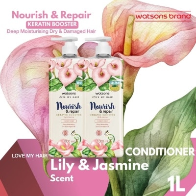 WATSONS Scented Nourishing Lily and Jasmine Conditioner 1L