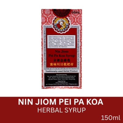 MINGS Natural herbs, Loquat and Honey extracts Syrup 150mL