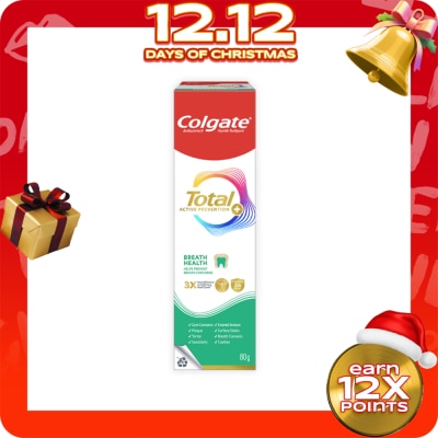 COLGATE Total Pro-Breath Health Whole Mouth Health Toothpaste 80g