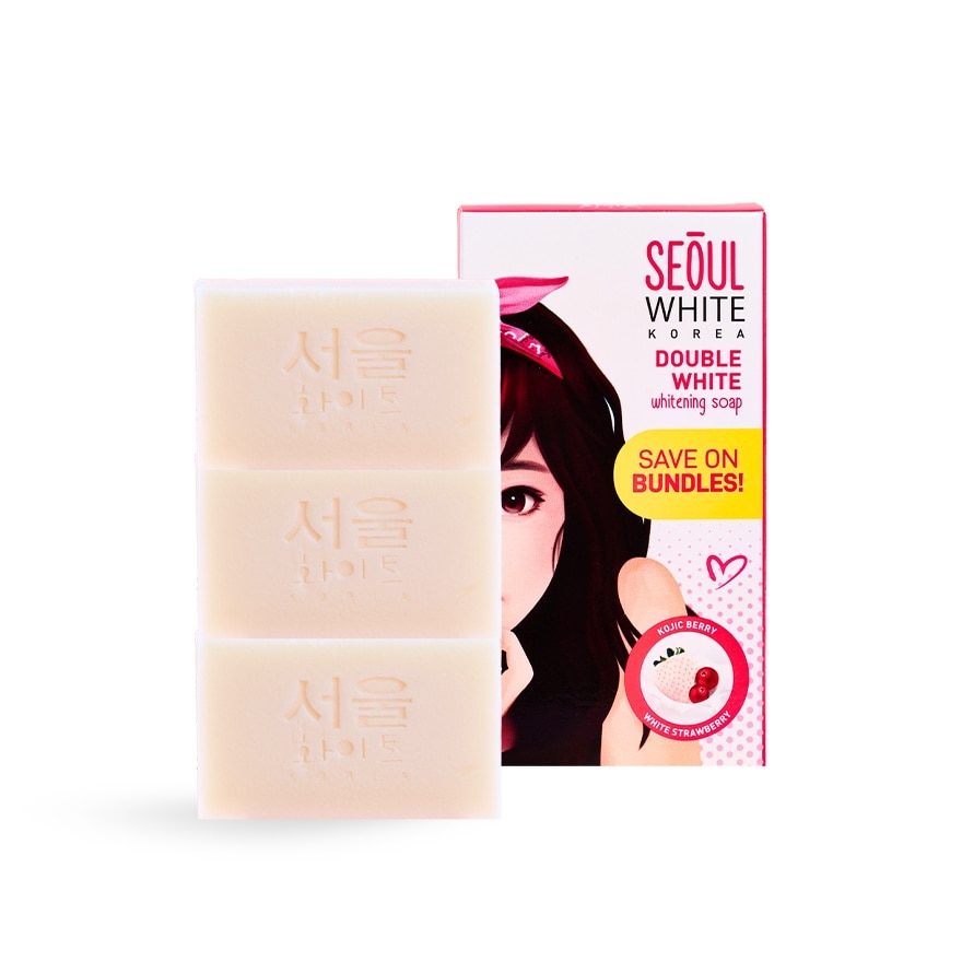 Korea 3x60g Double White Soap