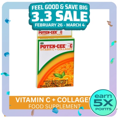 POTENCEE COLLAGEN Plus C Collagen 10 Capsules