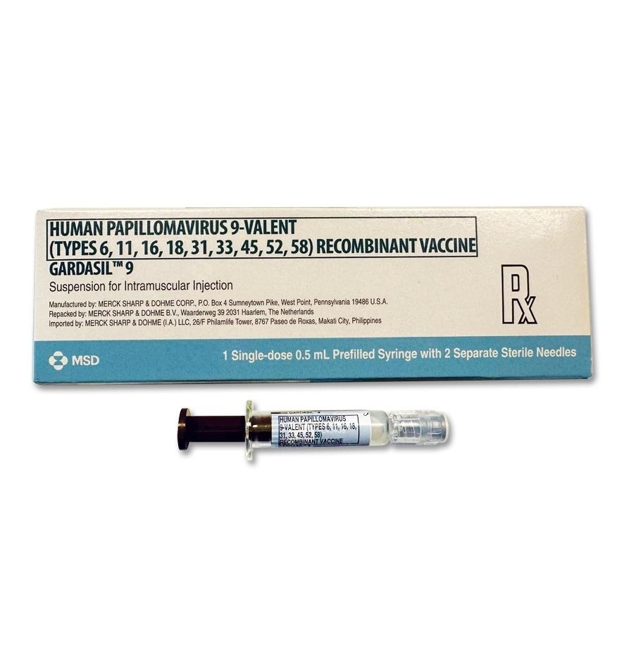 GARDASIL 9 Prefilled Inject. X 1 [PRESCRIPTION REQUIRED] Available In Click & Collect Express Only