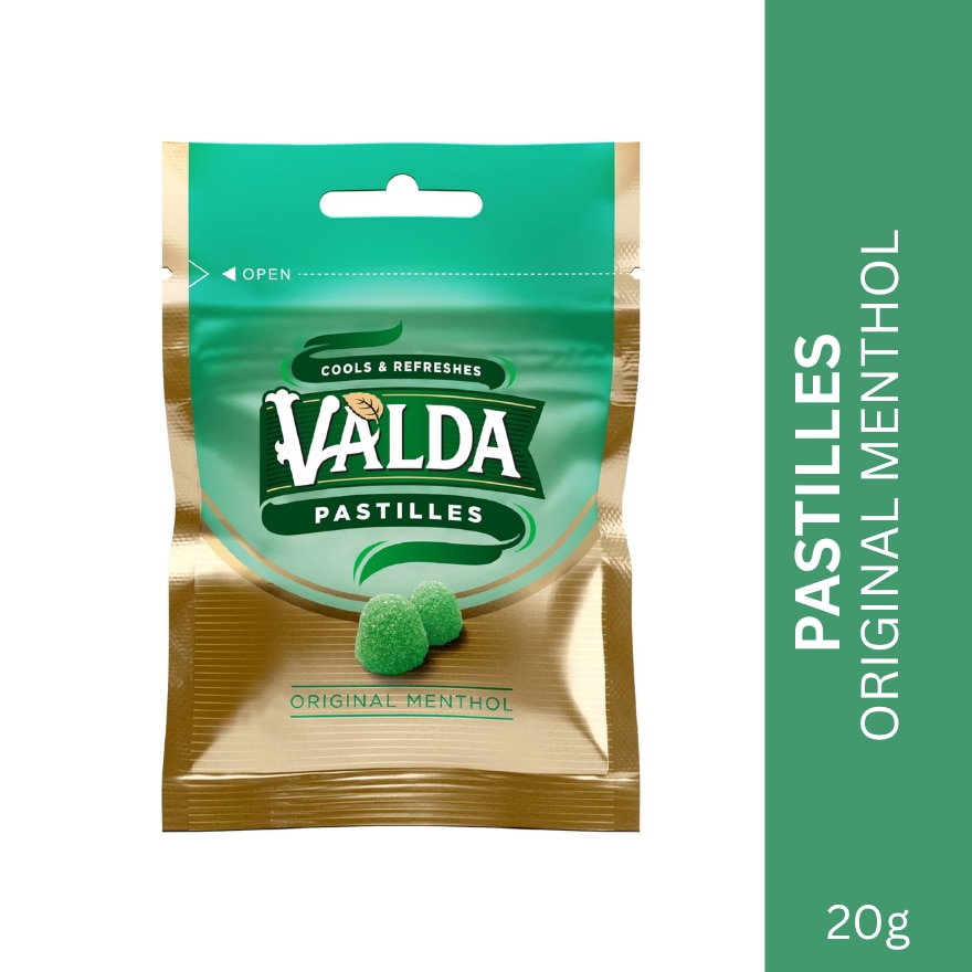Pastilles Menthol 20g Zip Pouch