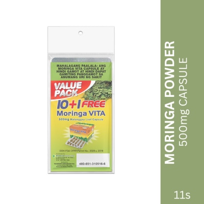 MORINGA Vita 10+1 500mg Malunggay Capsule