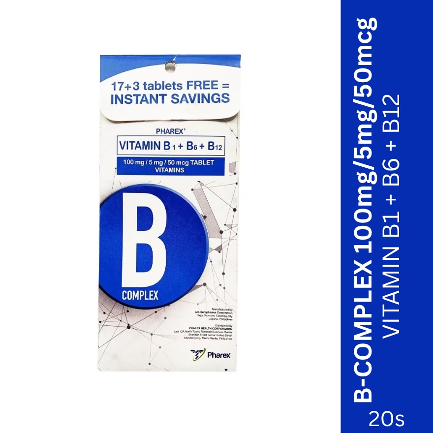 PHAREX B-Complex 400s 17+3 Tipid Pack